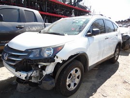 2012 Honda CR-V LX White 2.4L AT 2WD #A24884